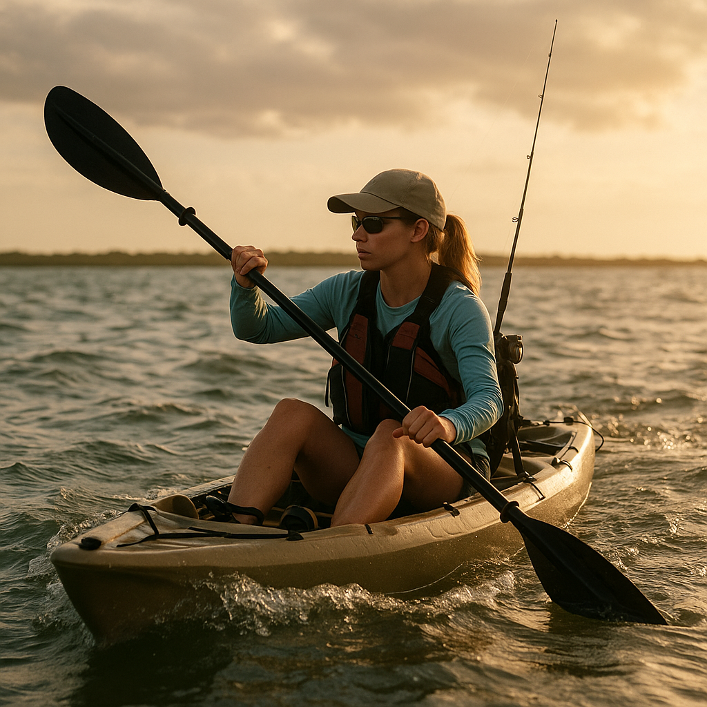 Dive into the importance of kayak rudders for women anglers in saltwater. Discover how control and precision can transform your fishing adventures, inspired by insights from Crystal Borkes.